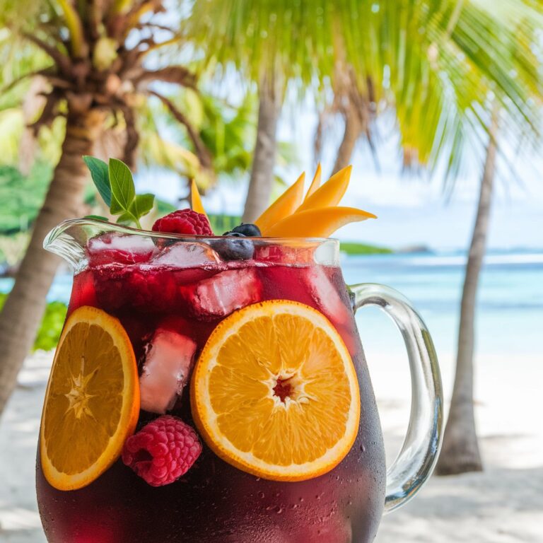 Tropical Red Wine Sangria