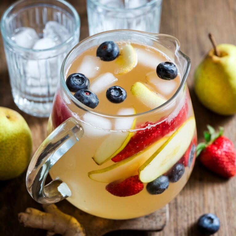 Pear and Ginger White Sangria