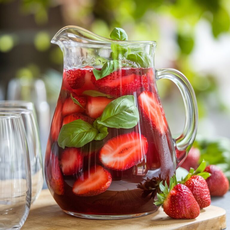 Strawberry Basil Sangria