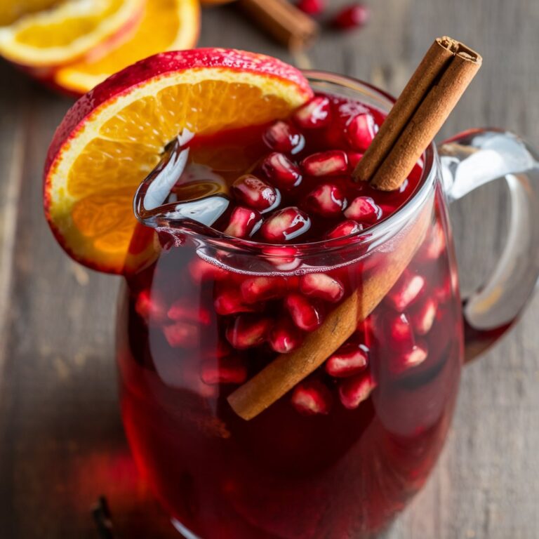 Winter Spice Pomegranate Sangria