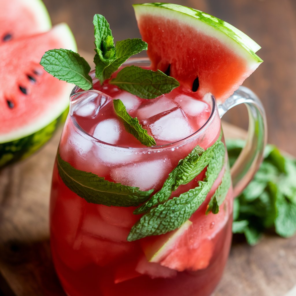 watermelon mint sangria