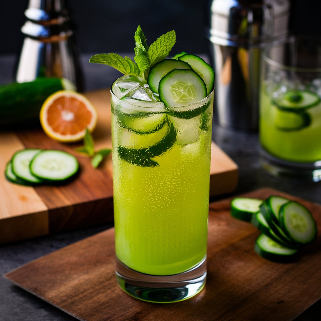 Cucumber Collins Cocktail Recipe