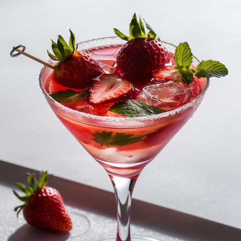 Strawberry Martini Cocktail Recipe