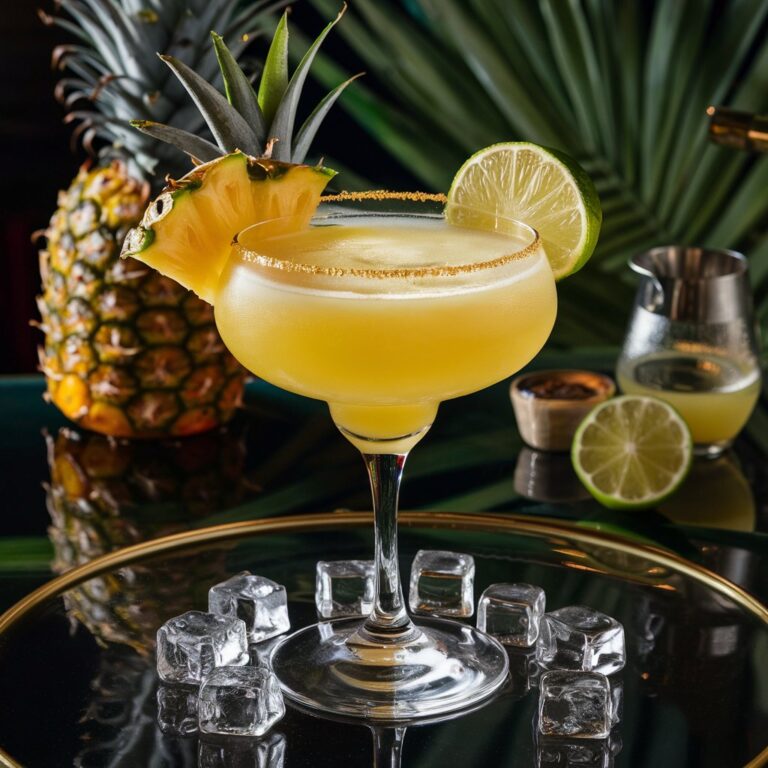 Pineapple Daiquiri Cocktail Recipe