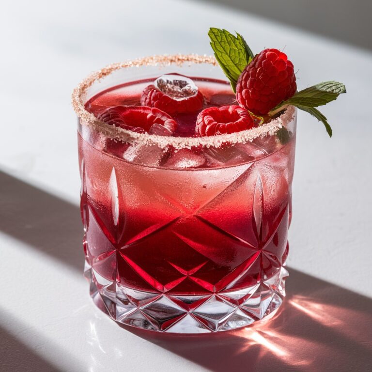 Raspberry Gimlet Cocktail Recipe