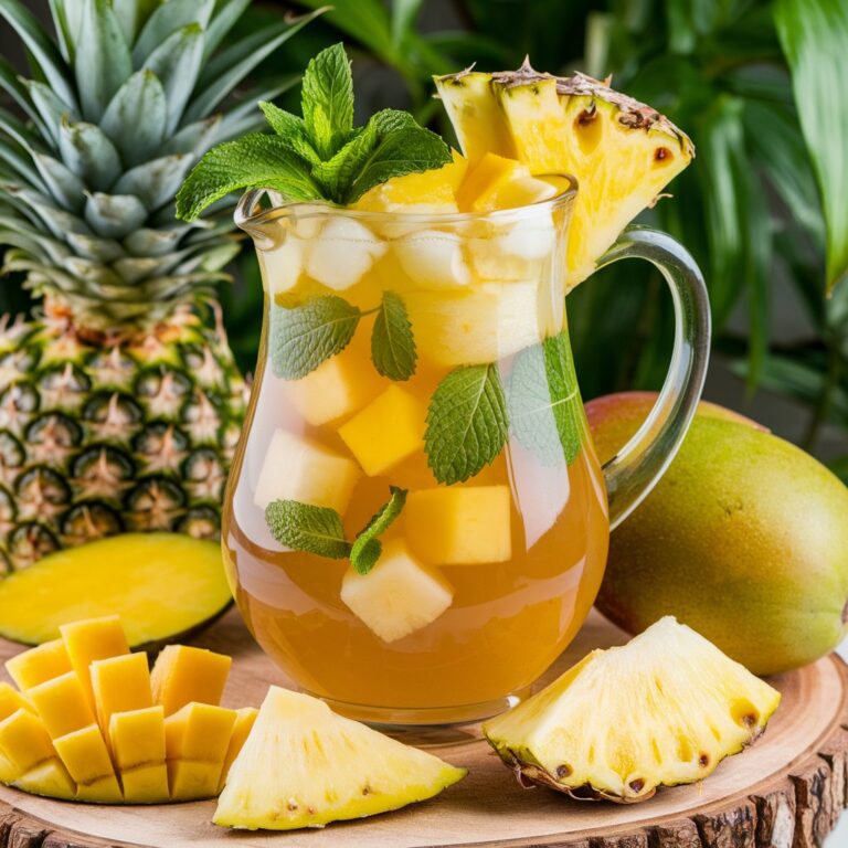 Tropical Pineapple Mango Sangria