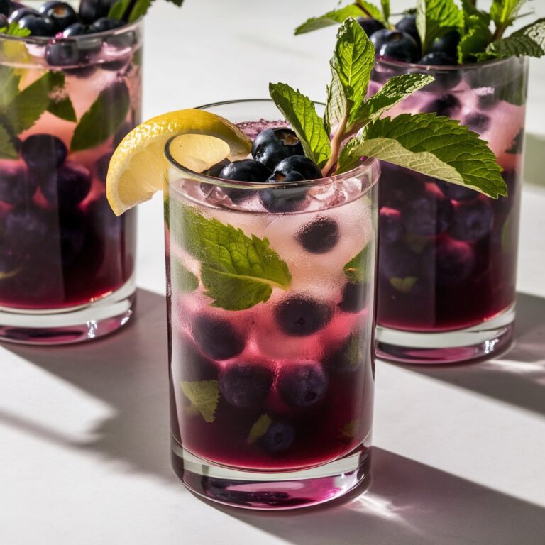 Blueberry Mojito Cocktail Recipe