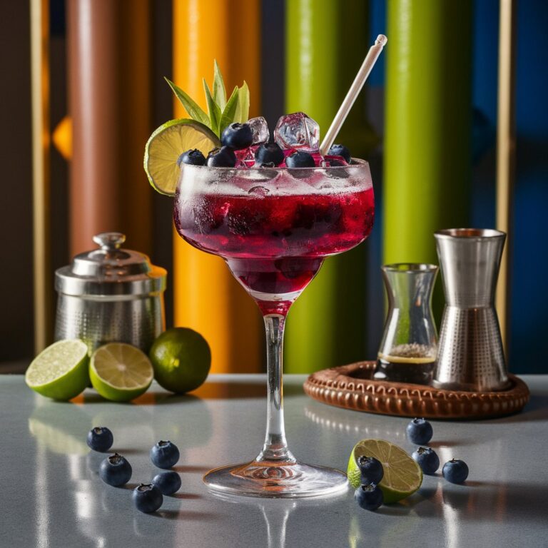 Blueberry Daiquiri Cocktail Recipe