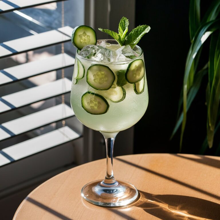 Cucumber Gin Tonic Cocktail Recipe