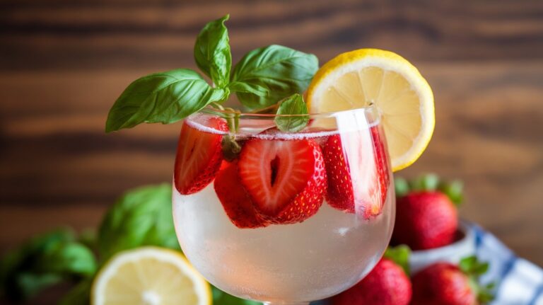 Strawberry Basil Sangria