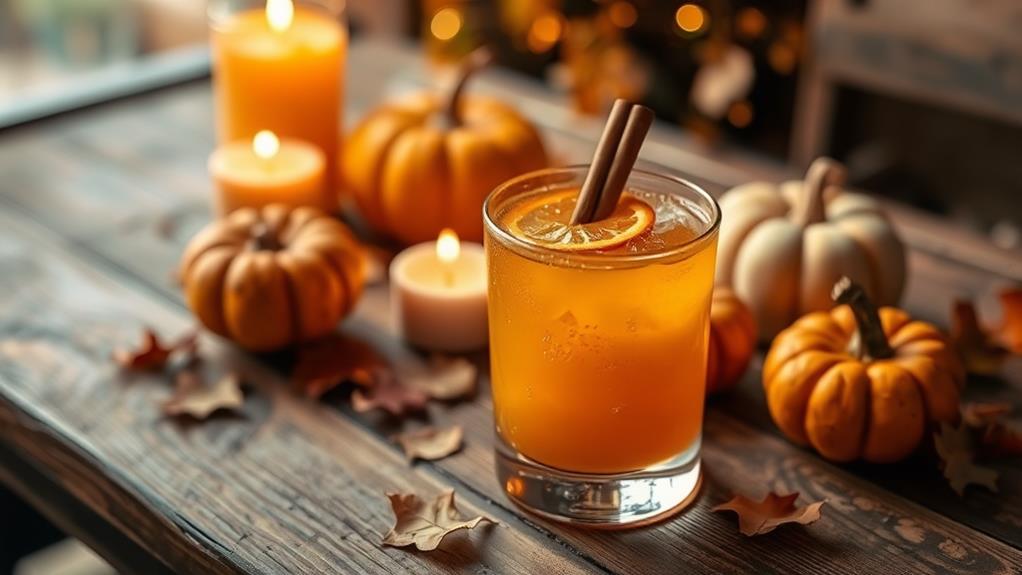 autumn inspired cocktail creation