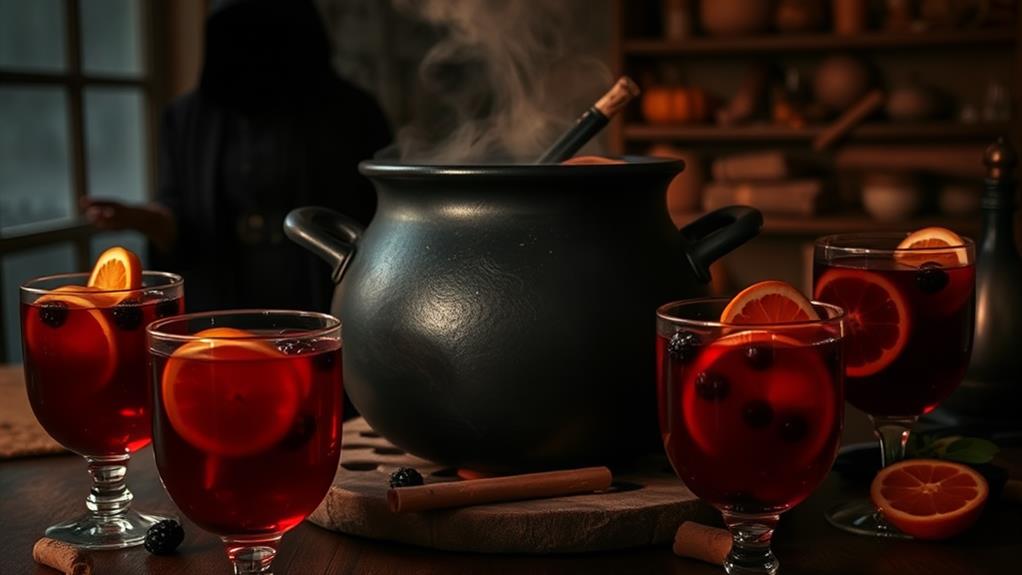 mysterious wine cocktail delight