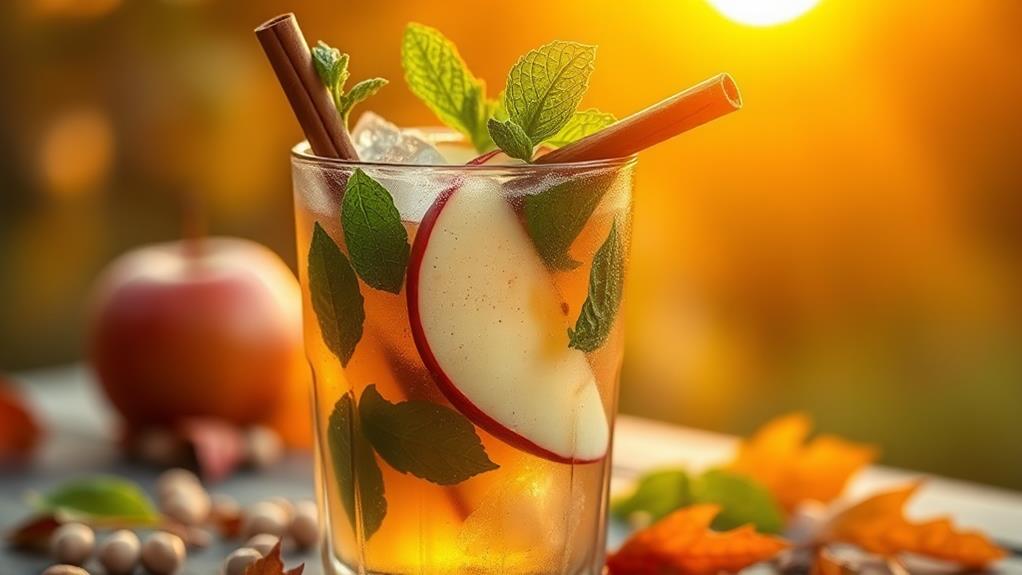 refreshing apple cider cocktail