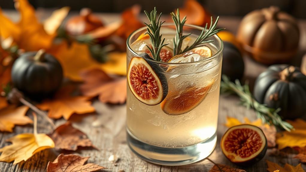 refreshing fig vodka beverage