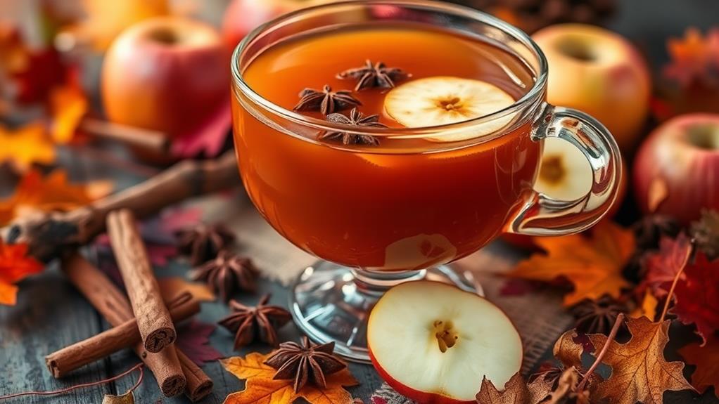 seasonal spiced apple beverage