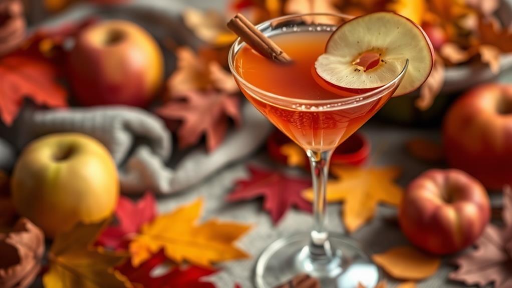 spiced apple cocktail delight