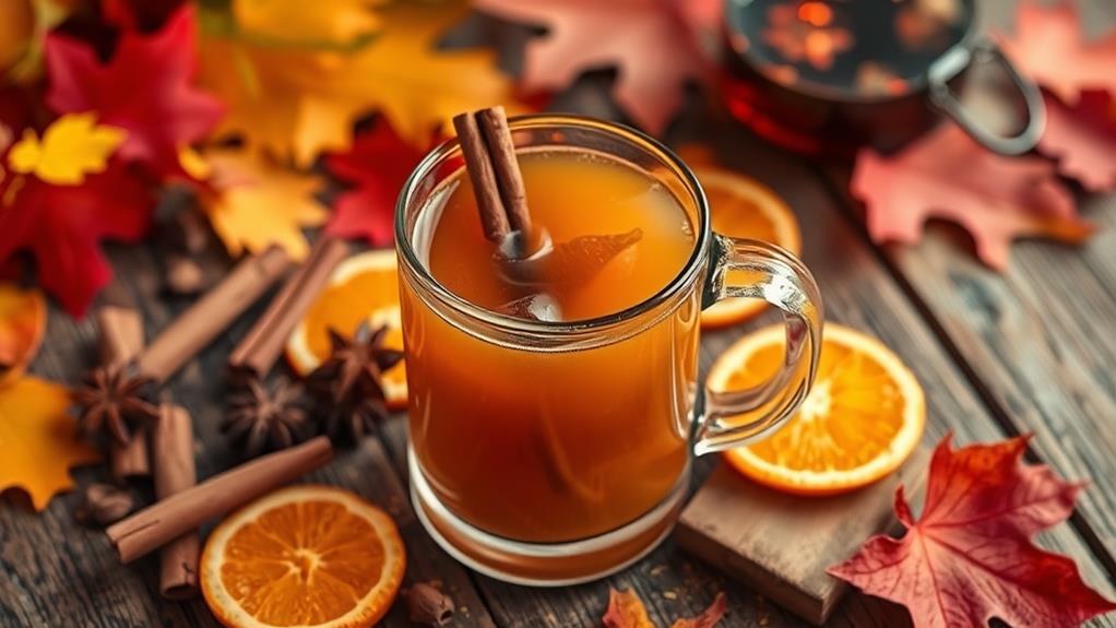 spiced warm alcoholic beverage