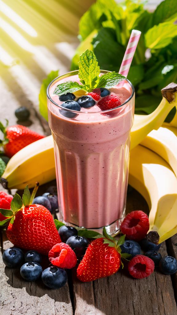 banana berry smoothie recipe