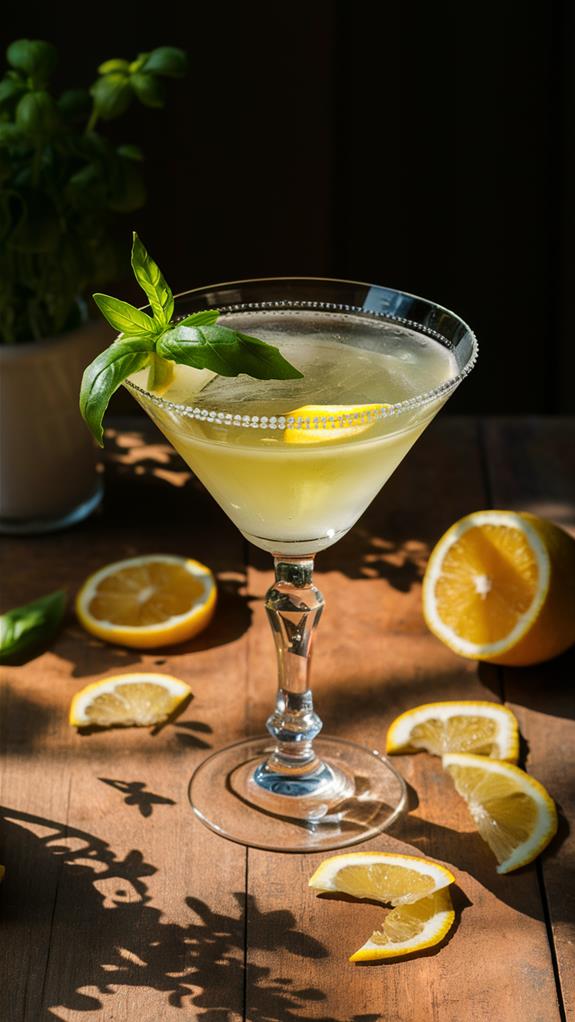 citrusy herbal cocktail delight