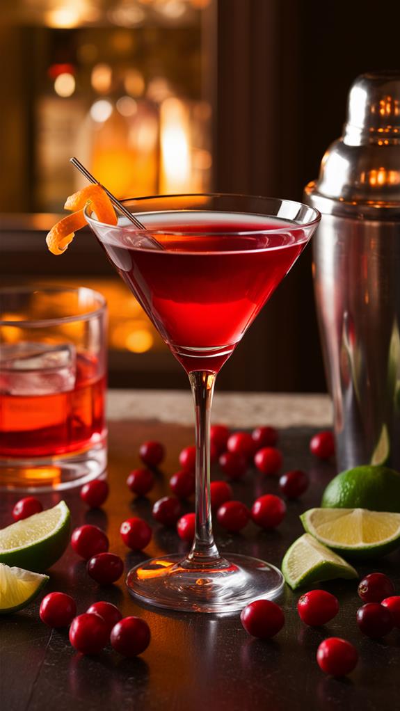 cocktail with campari twist