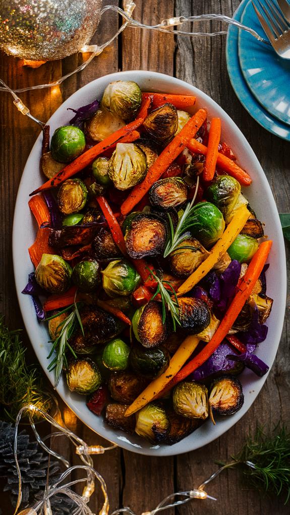 colorful roasted vegetable medley