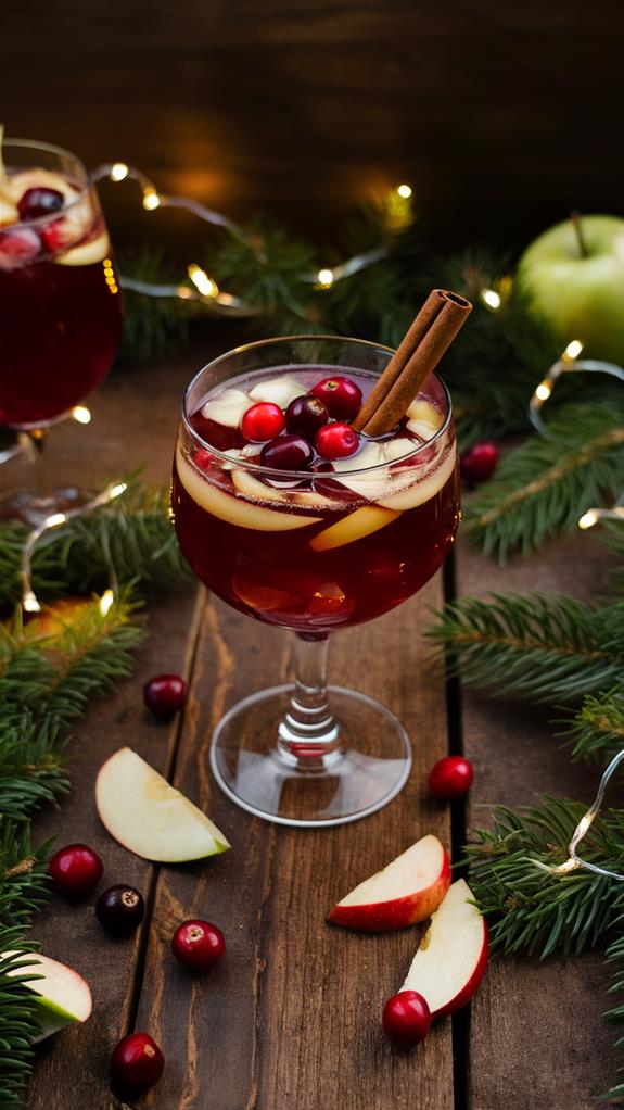 cranberry infused apple beverage