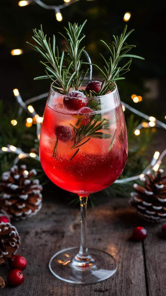 cranberry rosemary cocktail recipe