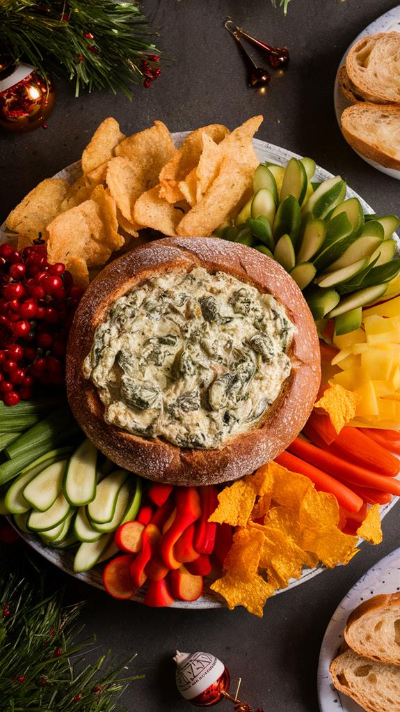 creamy spinach artichoke dip