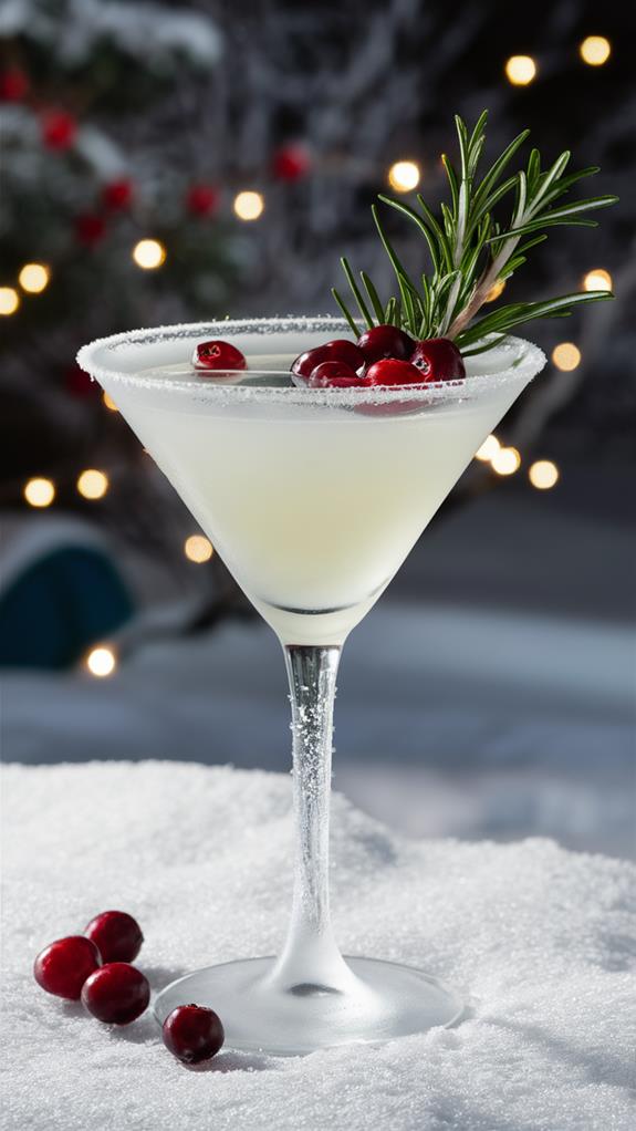 crisp white cranberry cocktail