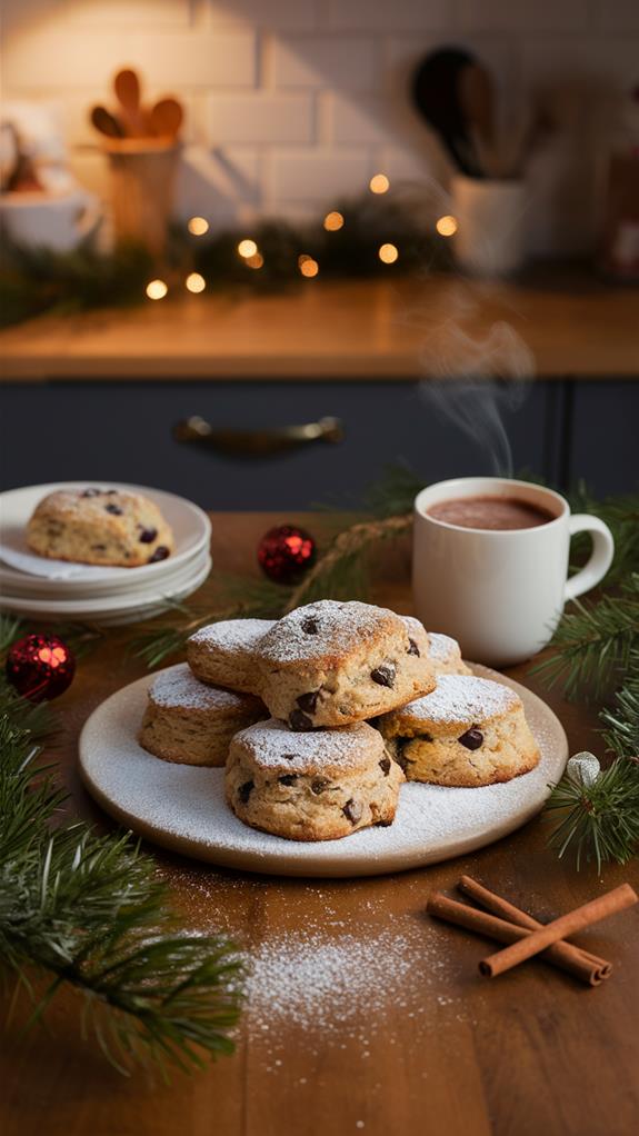 delicious chocolate chip scones