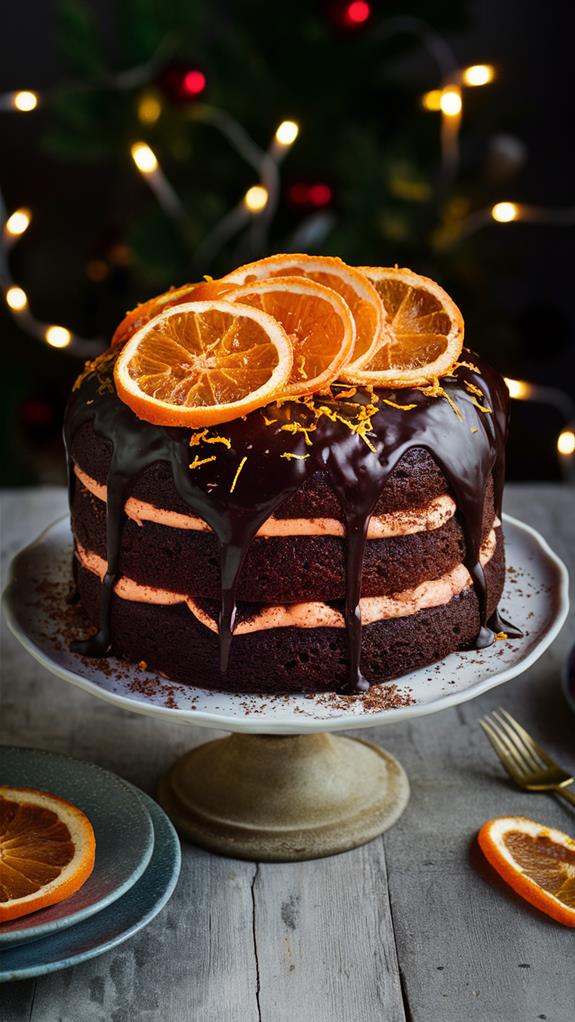 delicious chocolate orange dessert