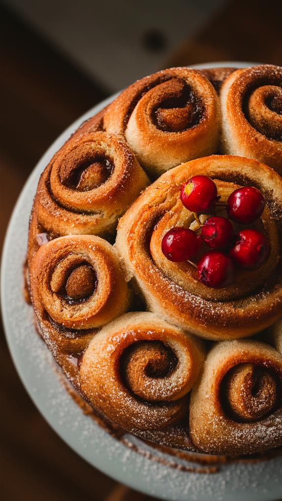 delicious cinnamon roll cake