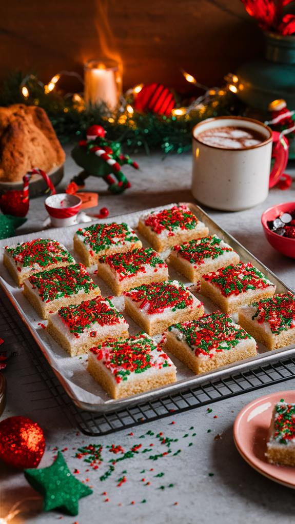 delicious holiday cookie bars