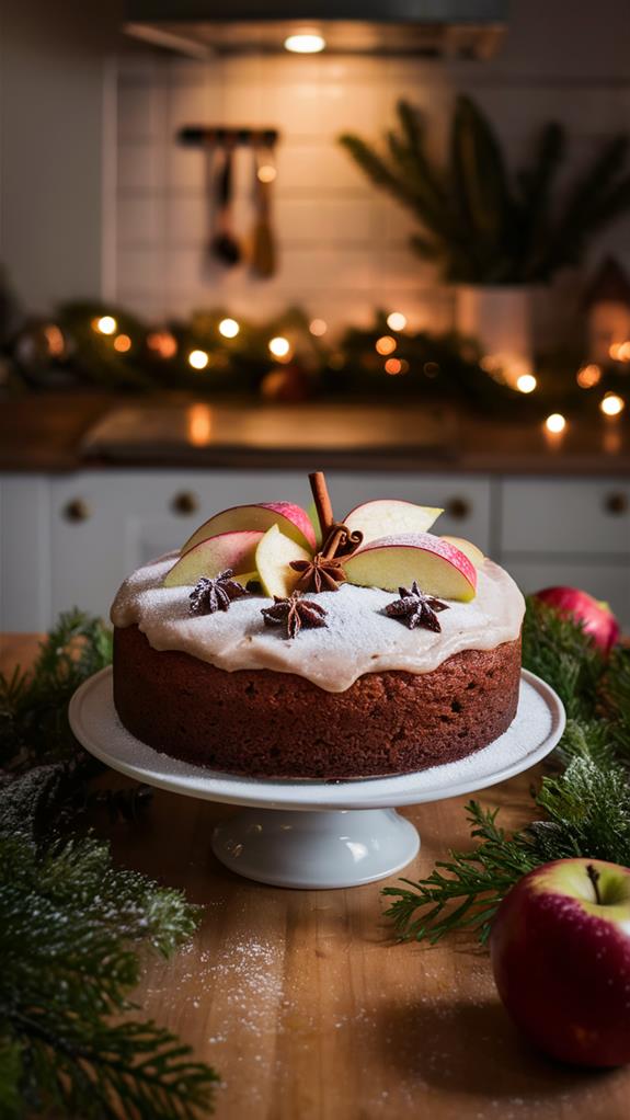 deliciously spiced apple dessert