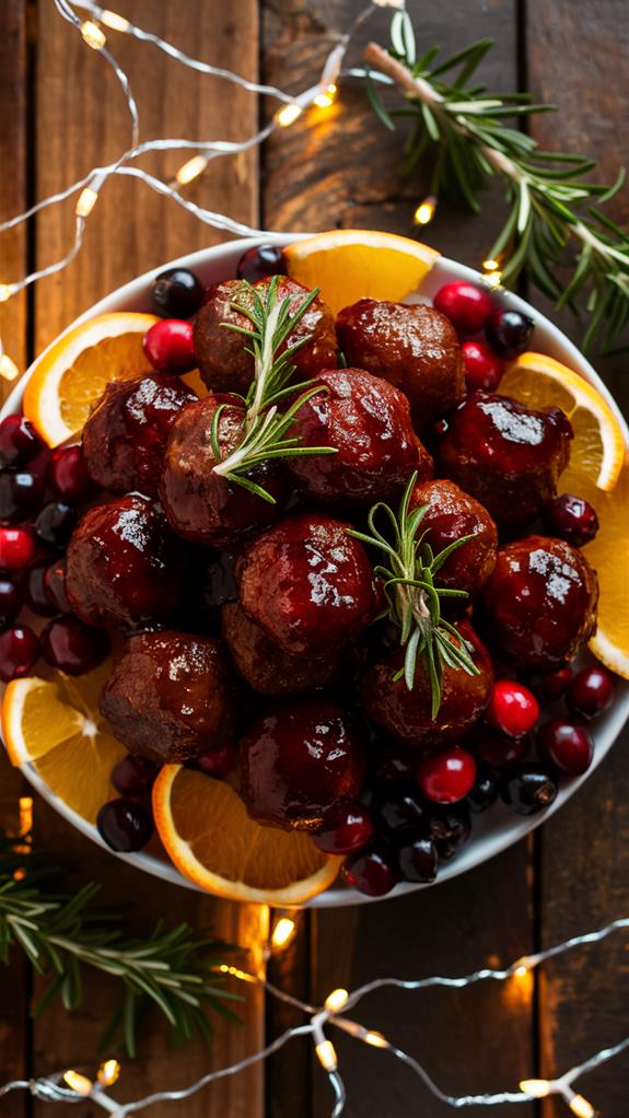 festive flavorful meatball recipe