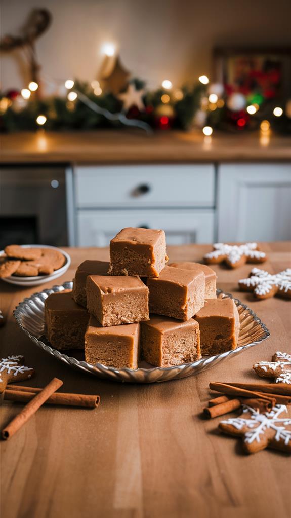 festive gingerbread chocolate treat