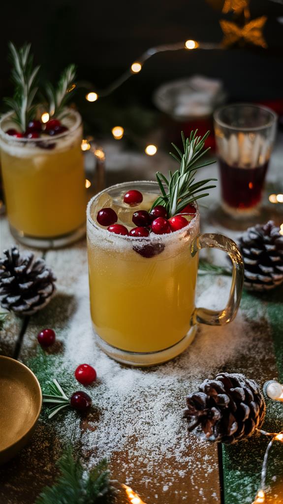 festive holiday cocktail recipe