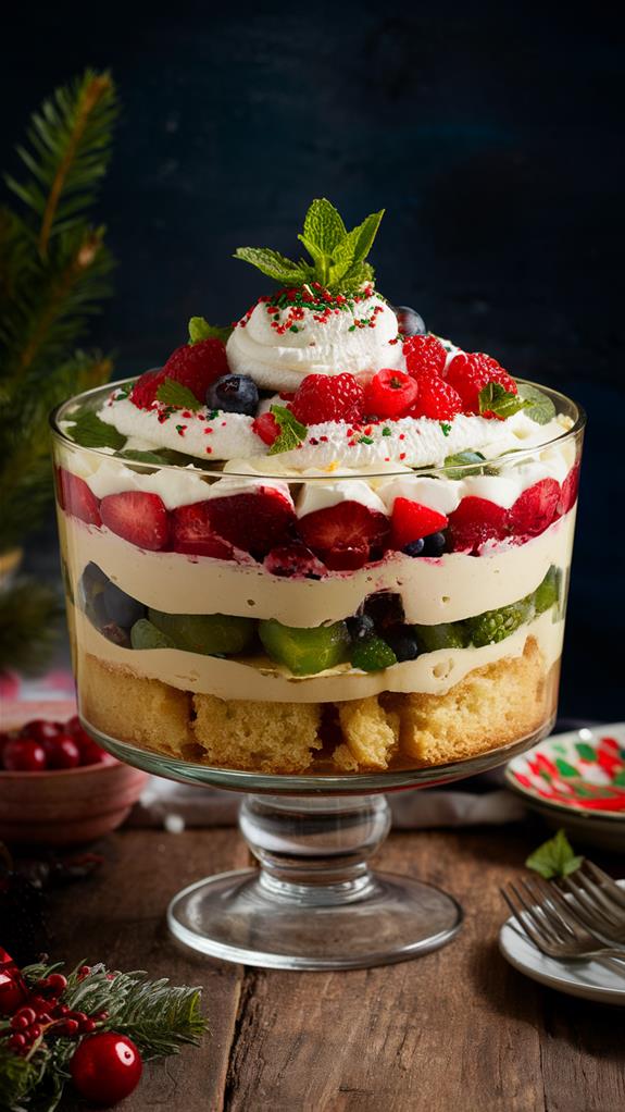 festive layered dessert delight