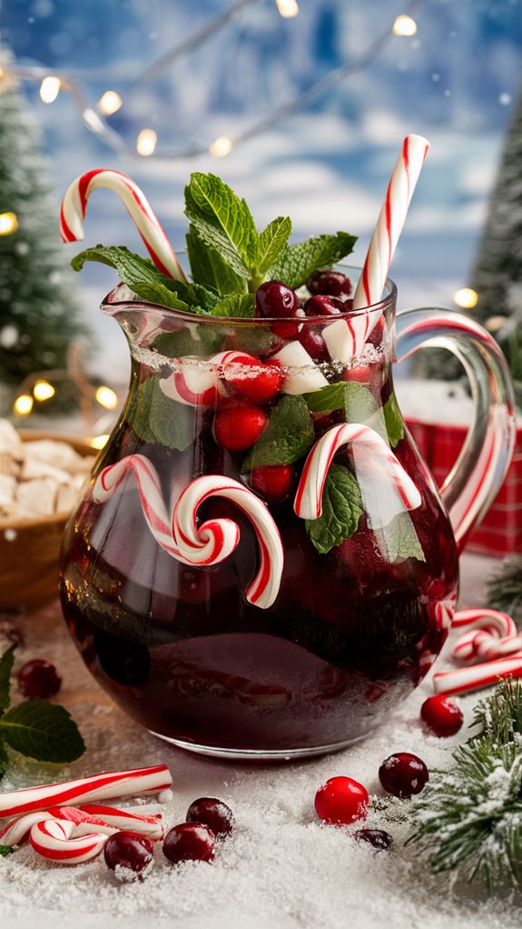 festive minty wine blend