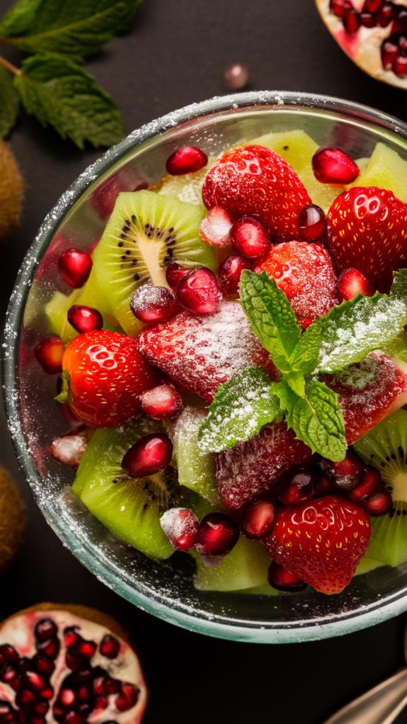 festive seasonal fruit medley