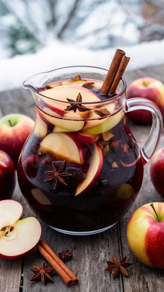 festive spiced apple beverage