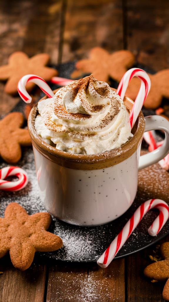 gingerbread flavored hot chocolate