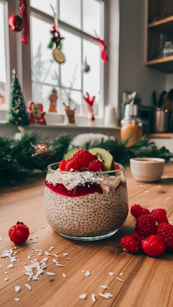 healthy chia seed dessert