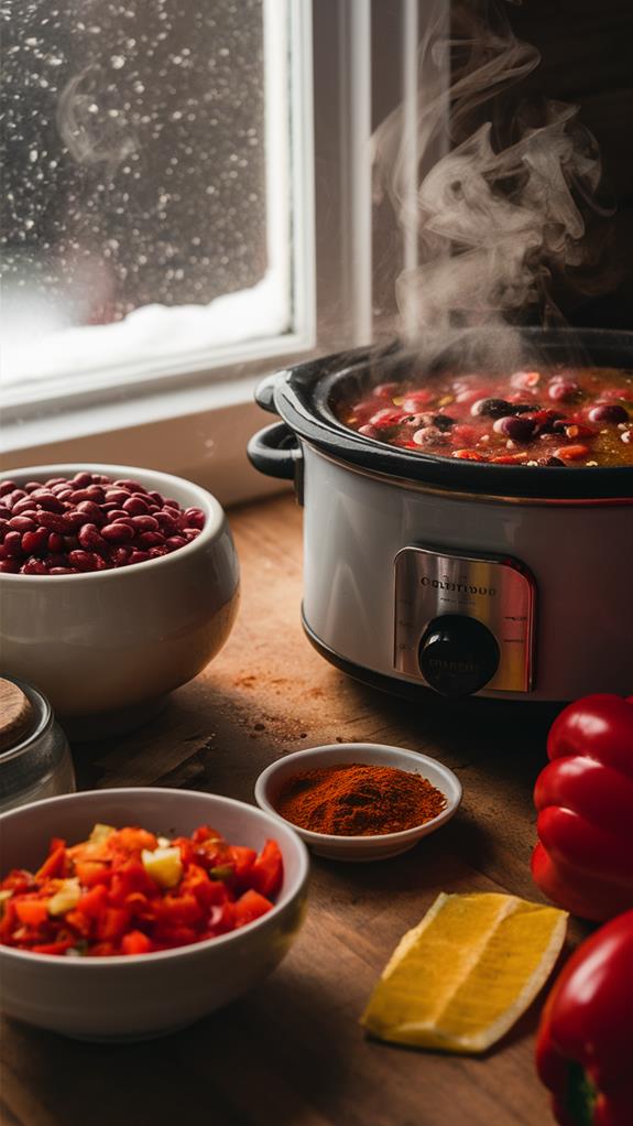 hearty slow cooker chili