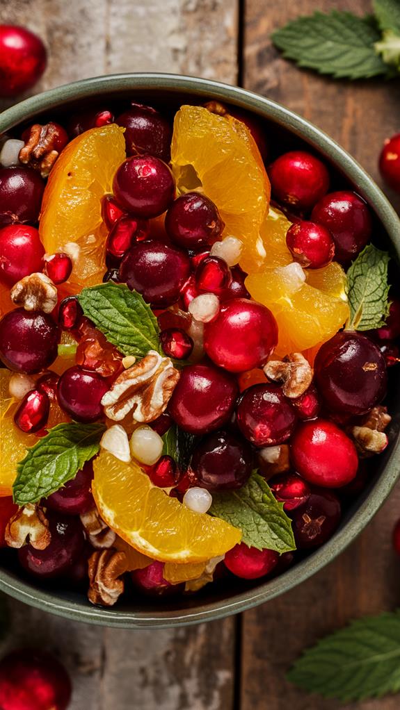 holiday cranberry fruit salad