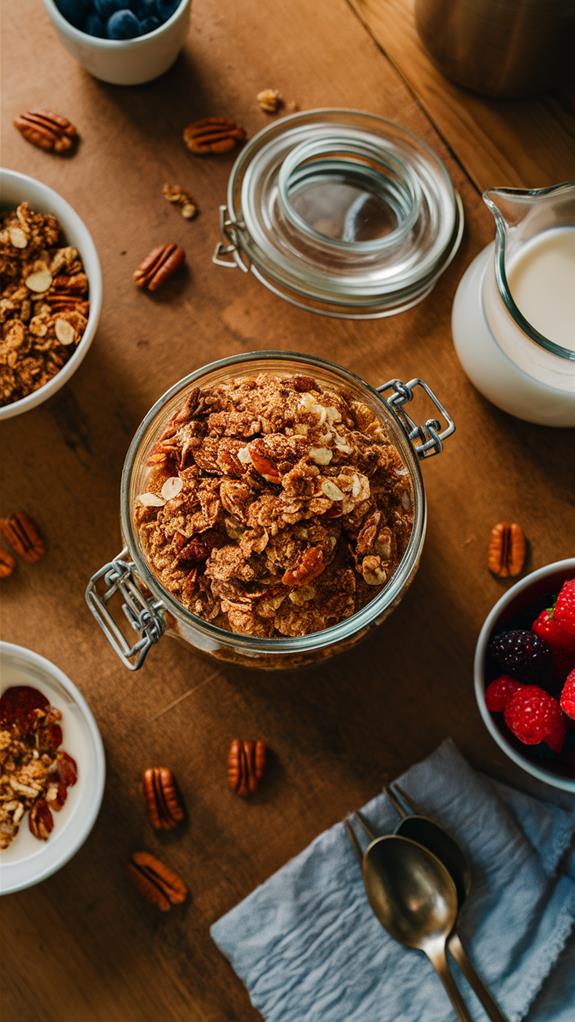 nutty maple granola delight