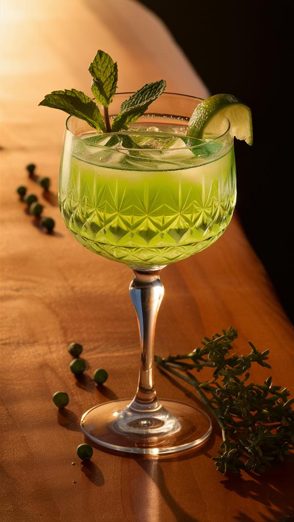 refreshing herbal cocktail delight