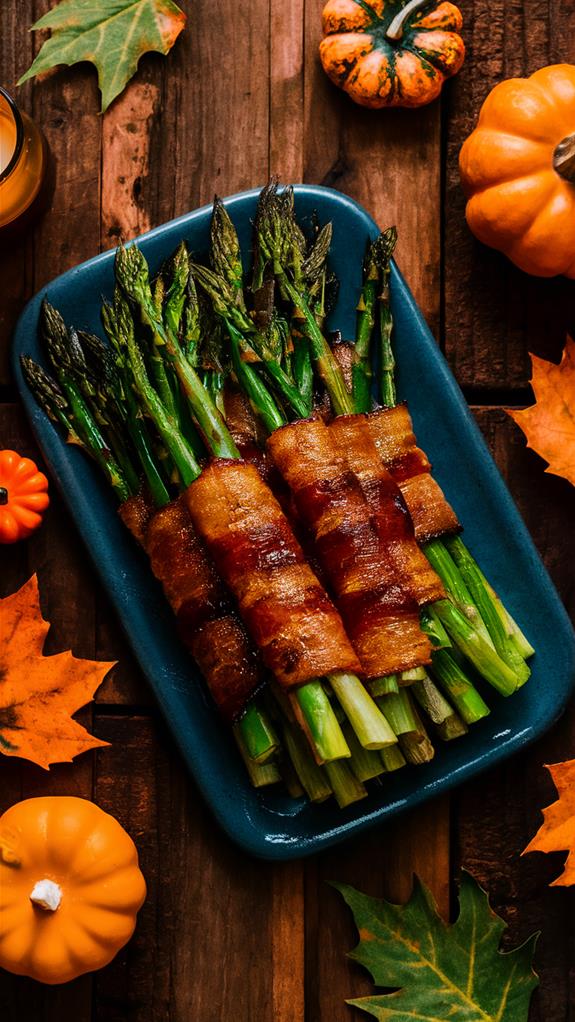 savory bacon wrapped asparagus