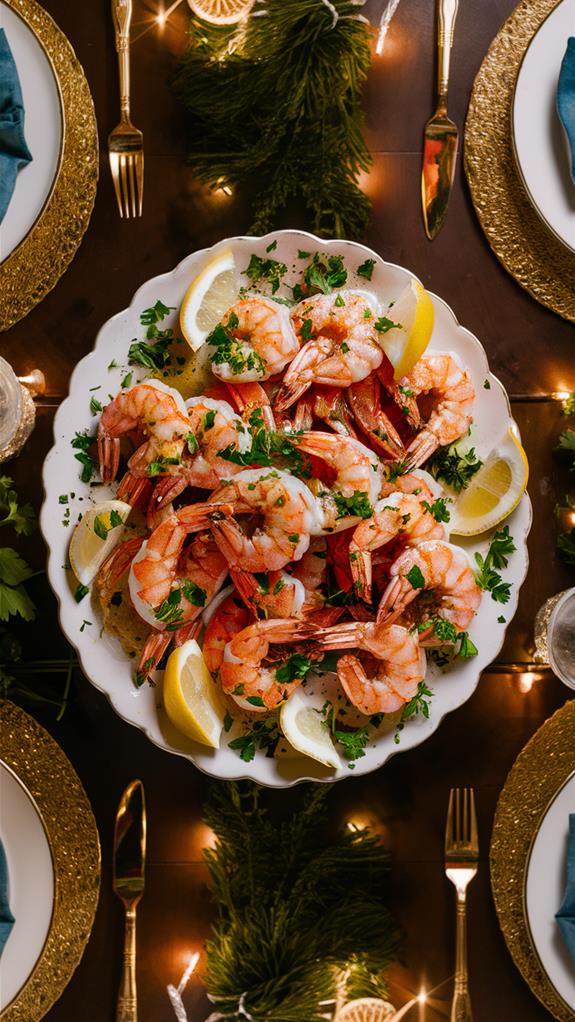 savory garlic shrimp dish