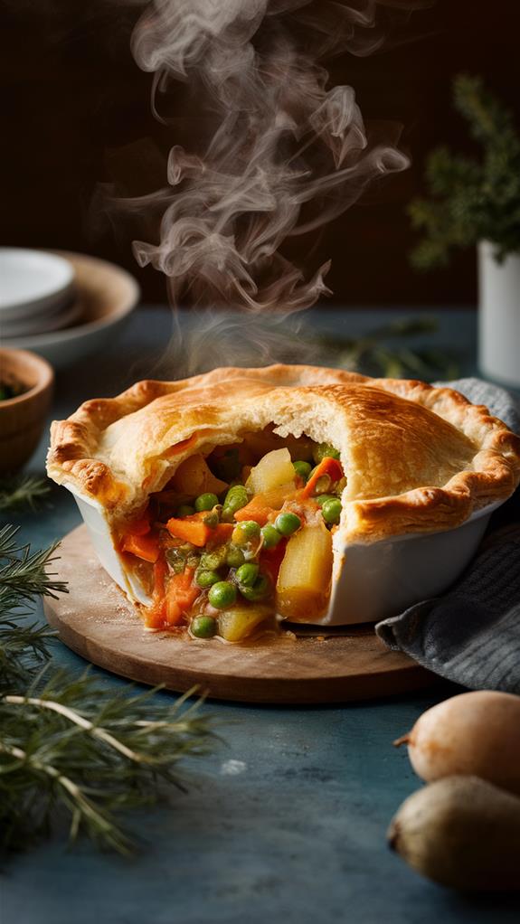 savory vegetable pot pie